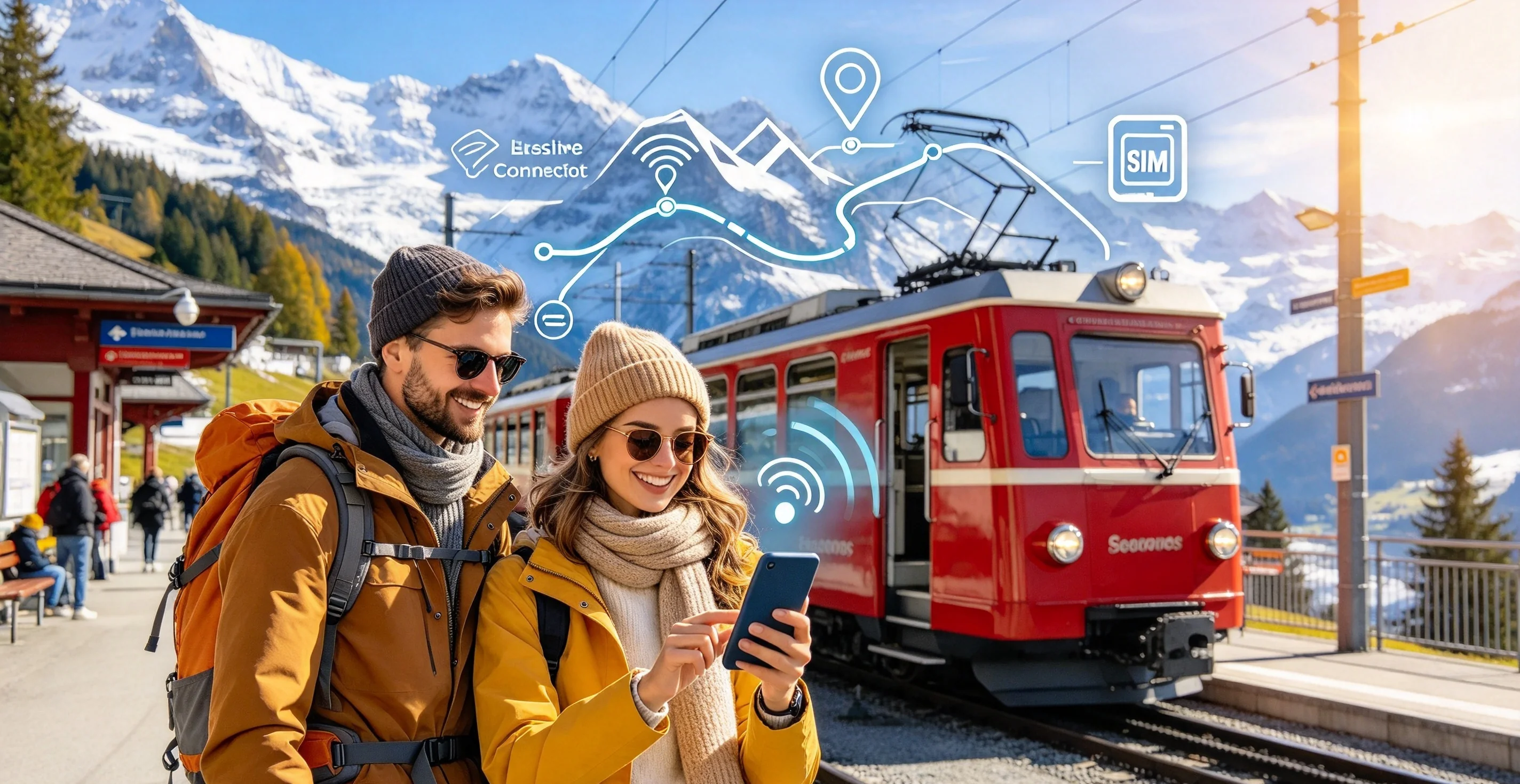 Argentina travel eSIM data plans comparison illustration