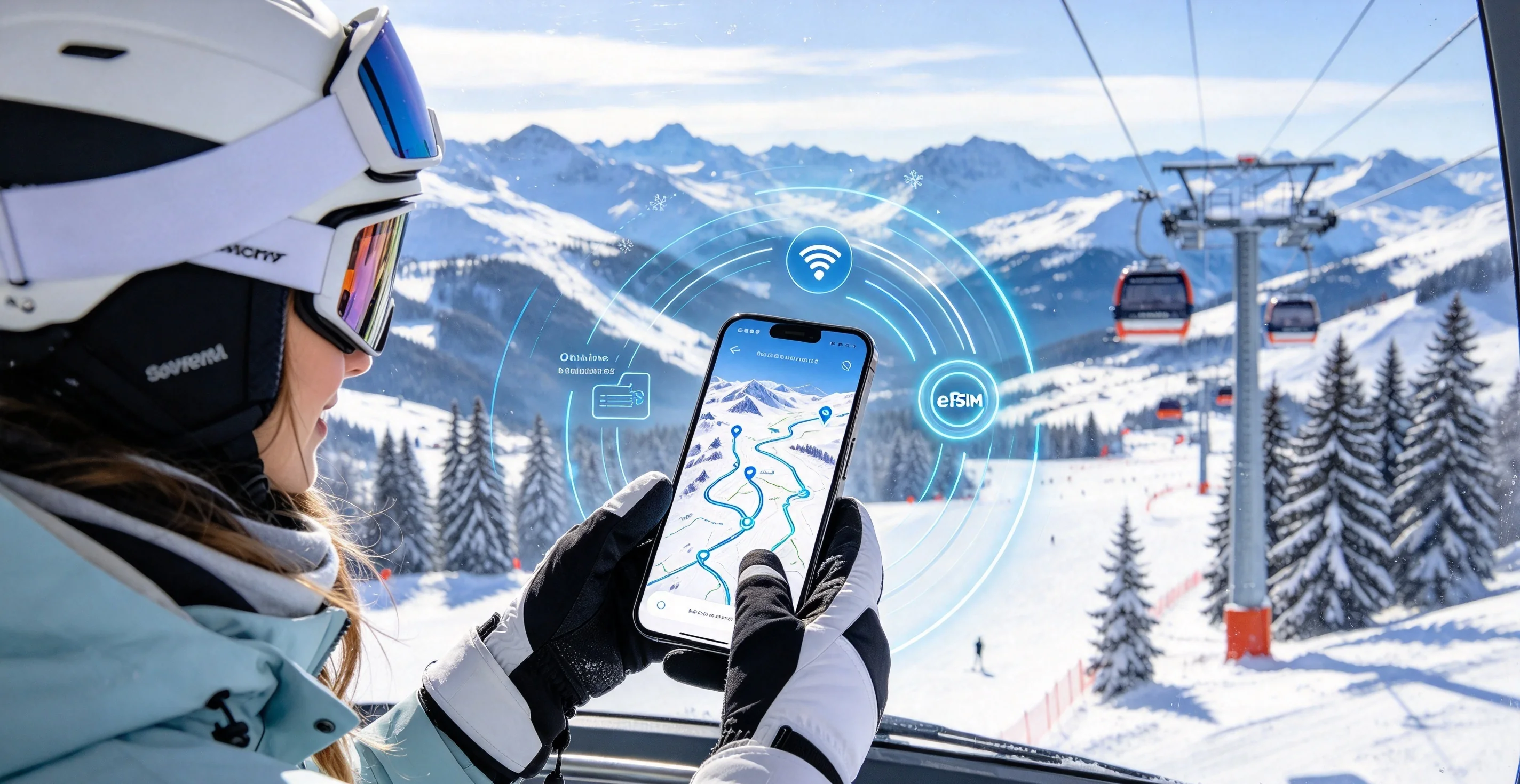 Colombia travel eSIM data plans comparison illustration