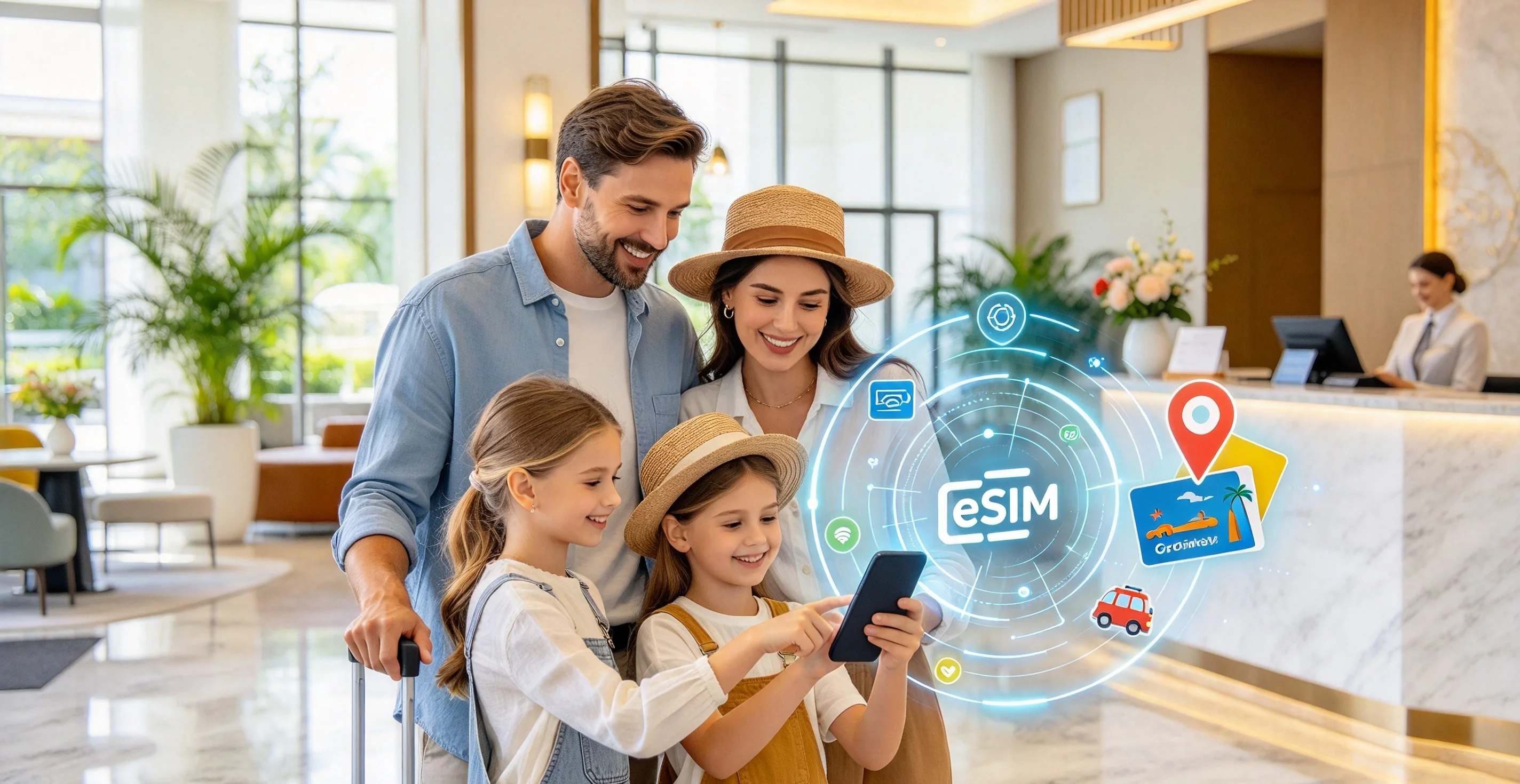 Israel travel eSIM data plans comparison illustration