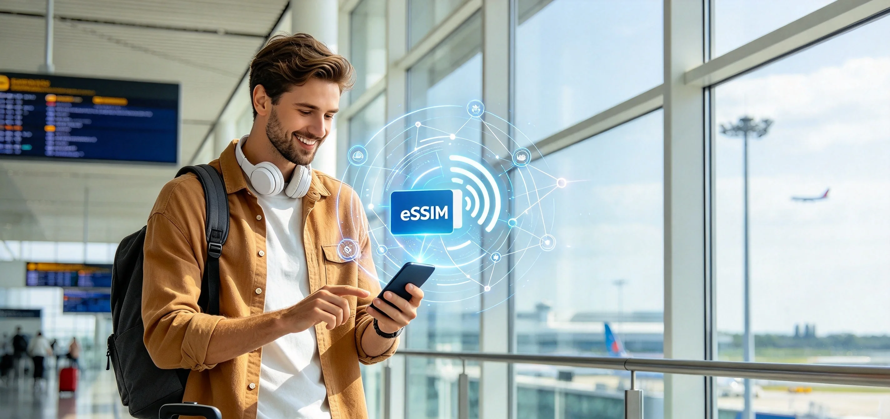 Singapore eSIM activation and coverage tips illustration