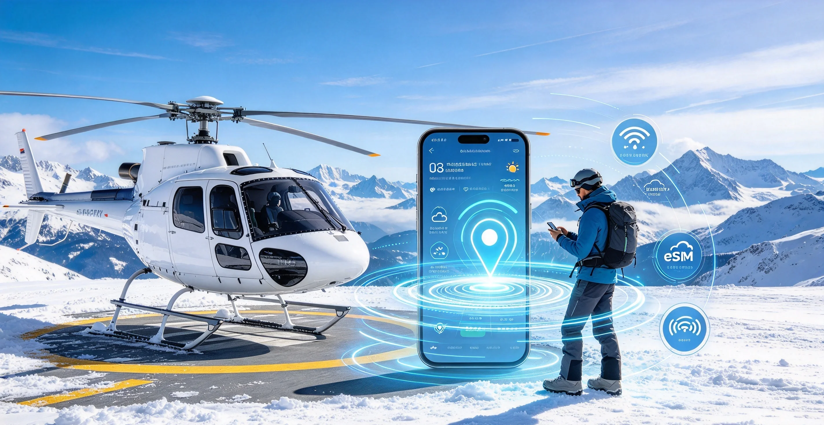 Switzerland eSIM activation and coverage tips illustration